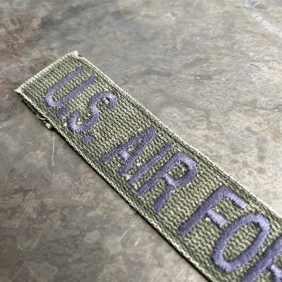 U.S. AIR FORCE embroidered tape patch - Vintage - Picture 6 of 10